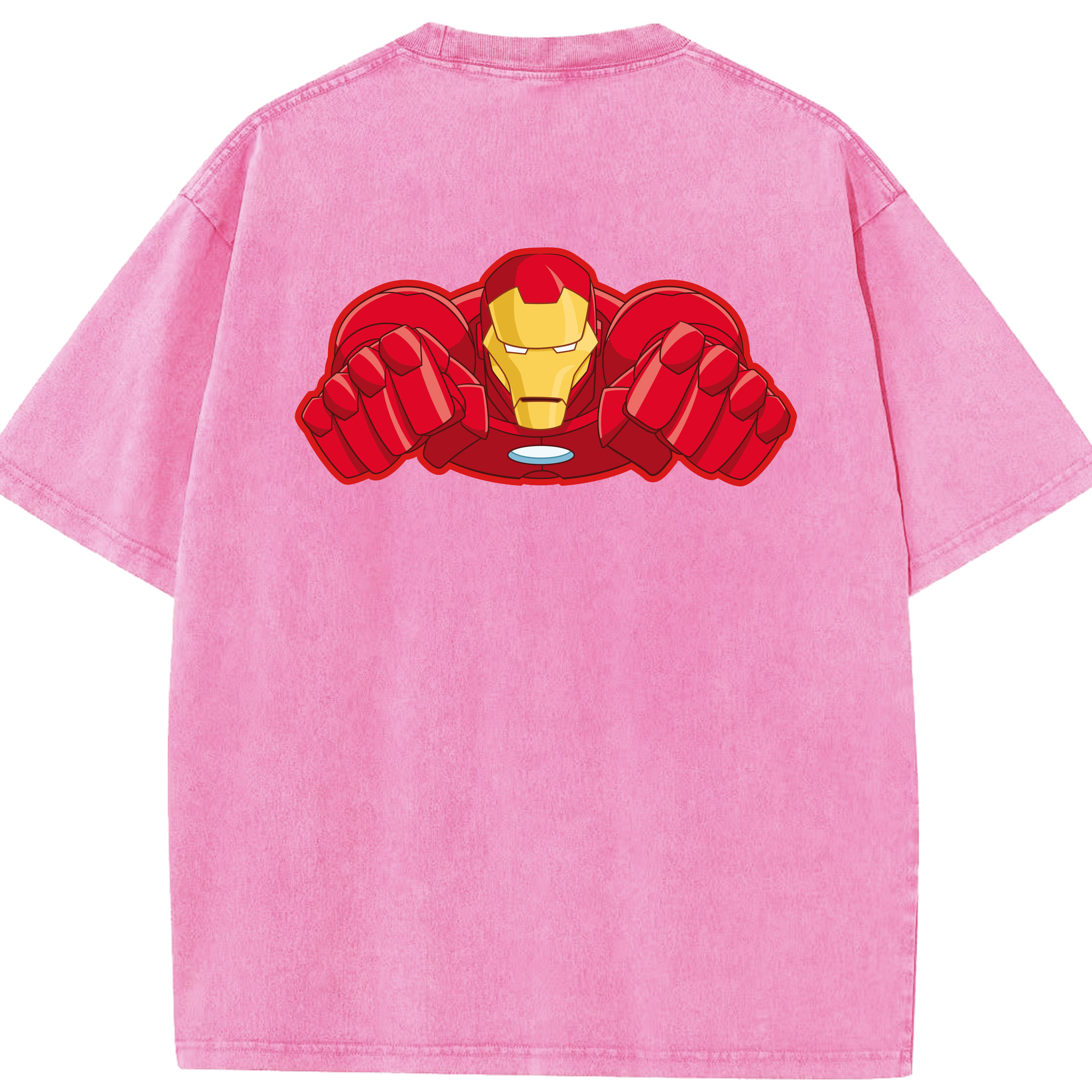 （画像用） アベンジャーズ The Avengers 綿100% ヴィンテージ風 半袖Tシャツ（背面プリント）